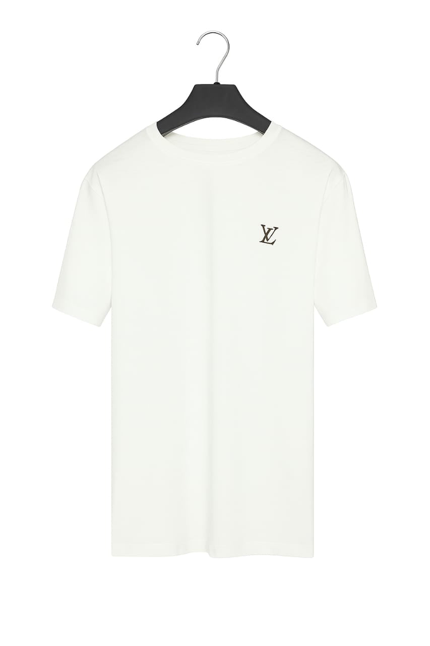 Men’s Plain White T-Shirt – Soft & Comfortable