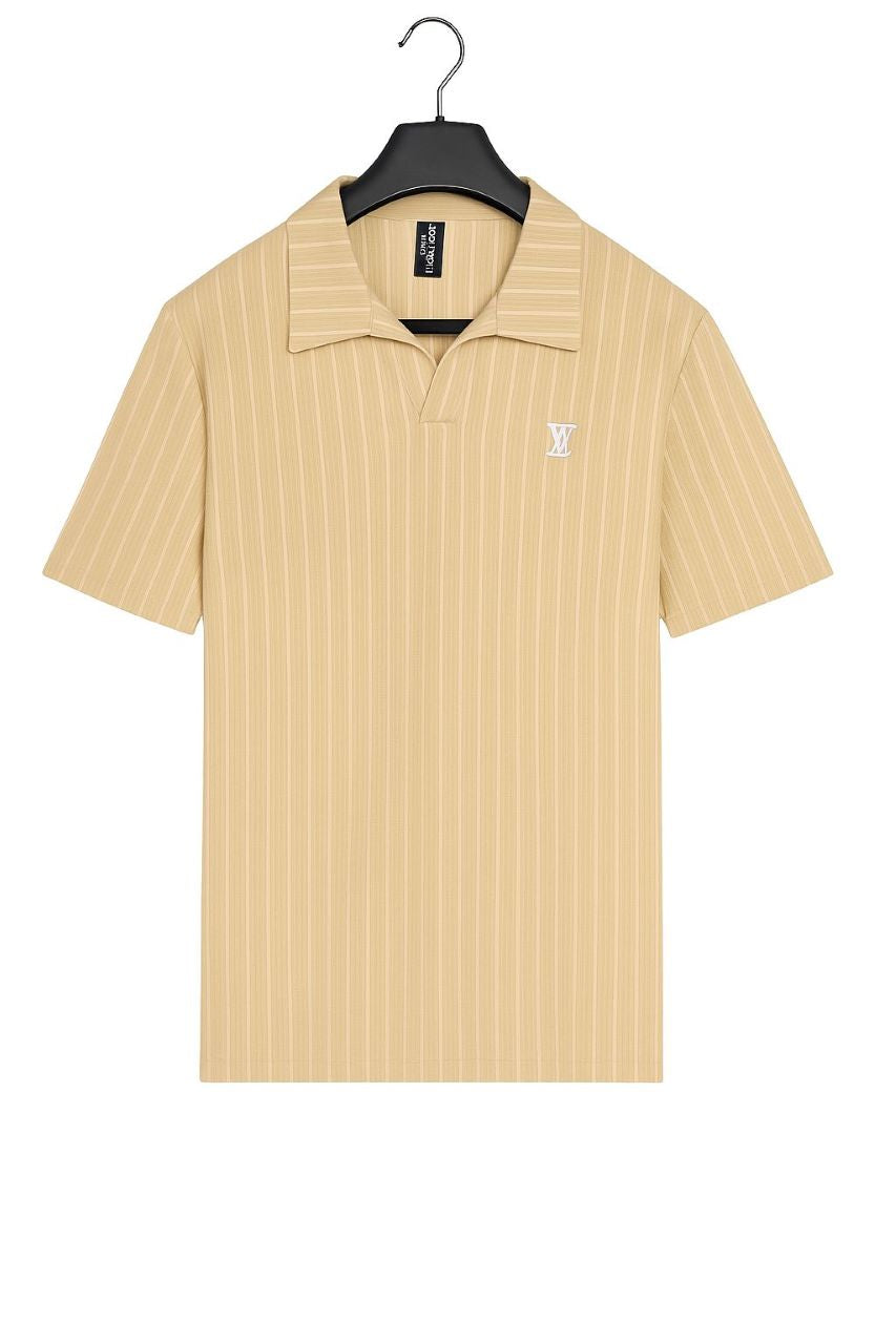 Louis Vuitton Men's Pinstriped Polo Shirt